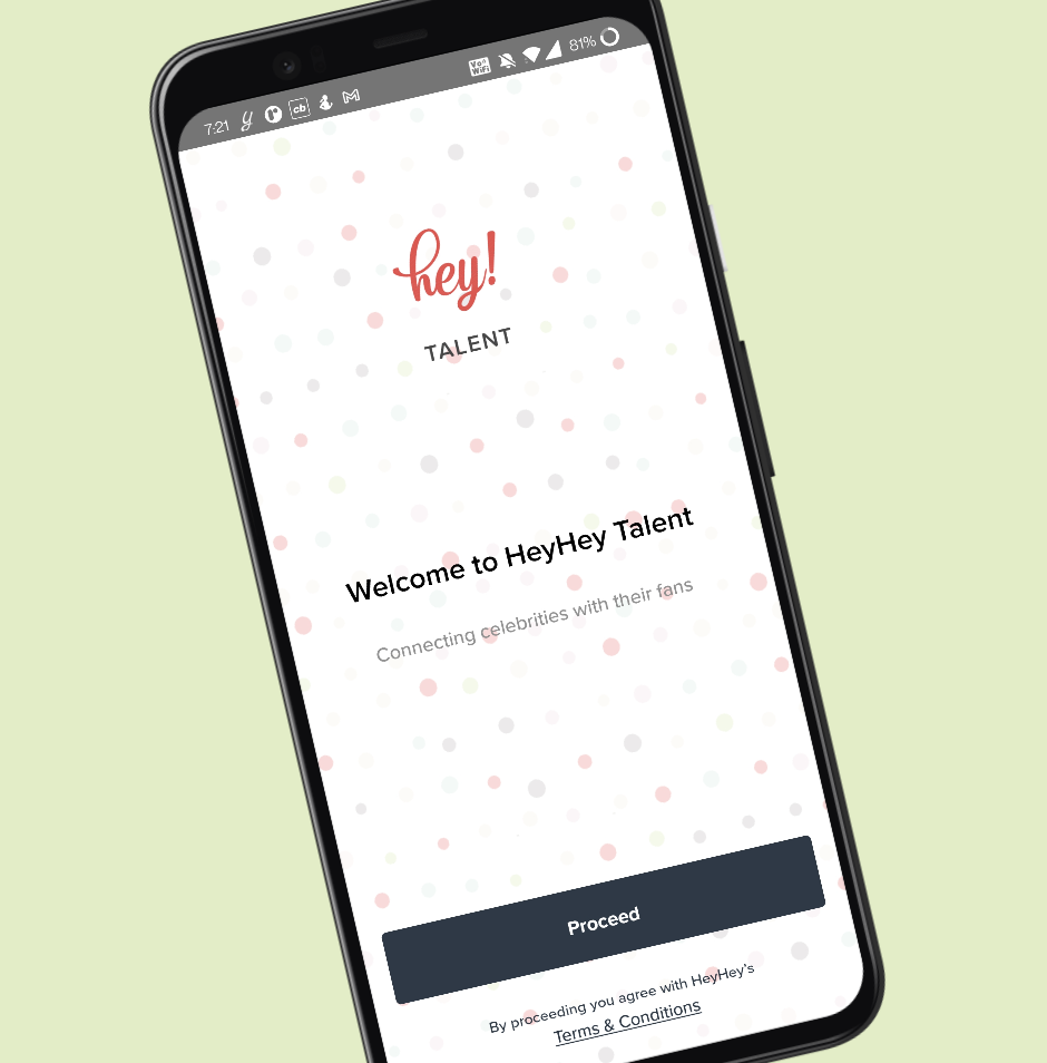 App Dedicated for Celebrities